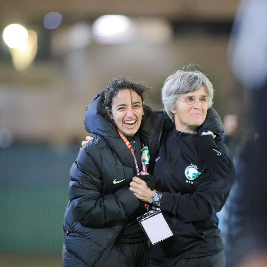 مونيكا ستاب ودنى رجب بعد الانتصار