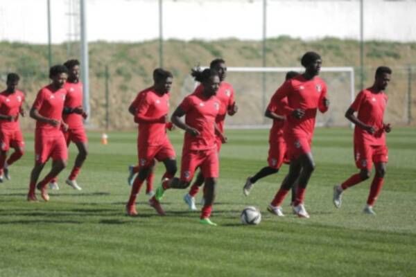 تدريبات منتخب السودان بالجزائر