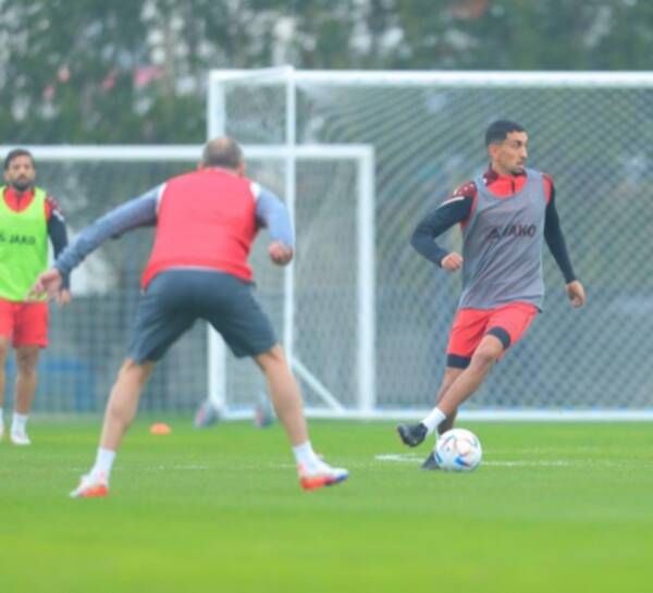 جانب من تدريبات المنتخب العراقي