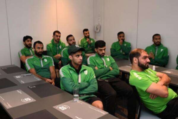 لاعبو منتخب السعودية