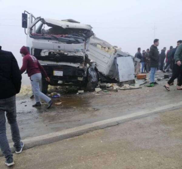 من الحادث