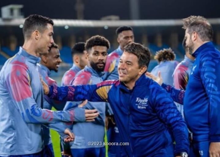 رونالدو وجاياردو من التدريبات