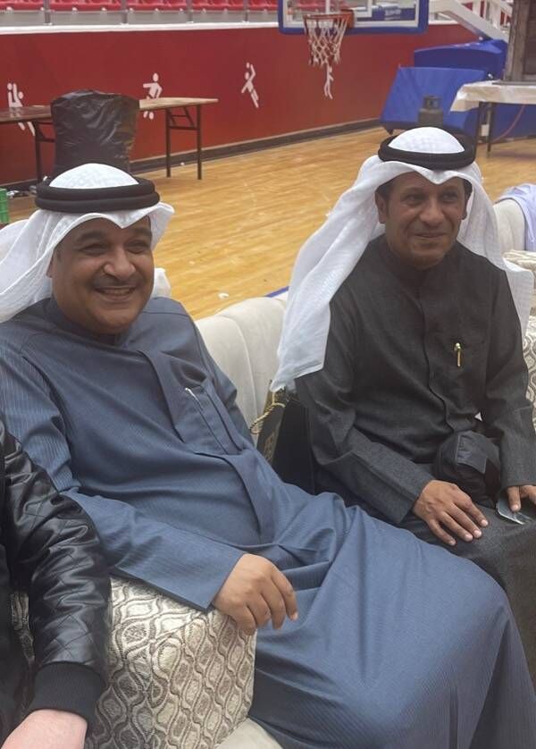 الشريدة مع عضو مجلس الأمة السابق مسلم البراك في احتفالية اليوم