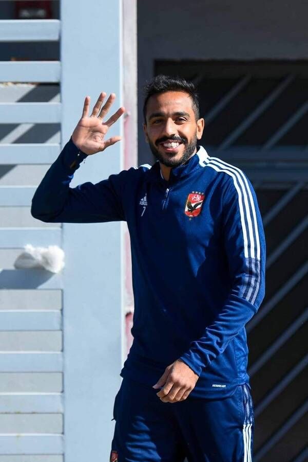 كهربا في تدريبات الأهلي