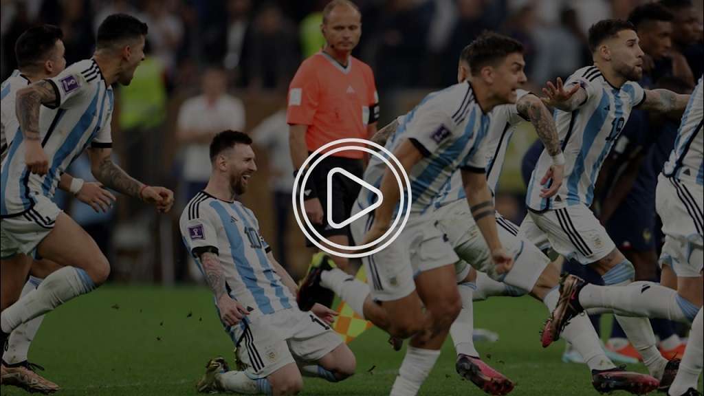 ميسي مع لاعبي الأرجنتين