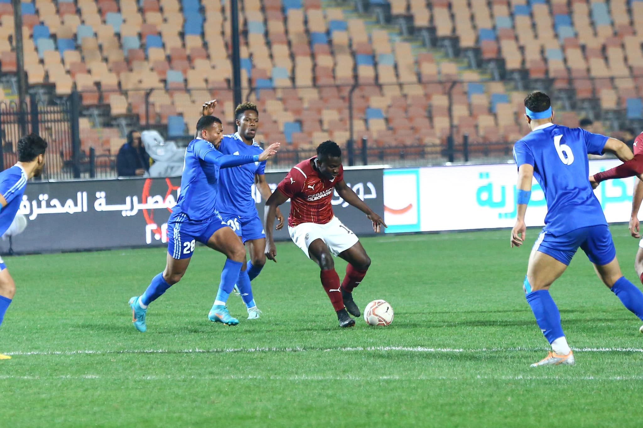 جانب من المباراة