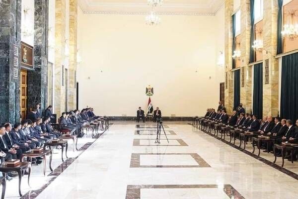 من استقبال المنتخب العراقي