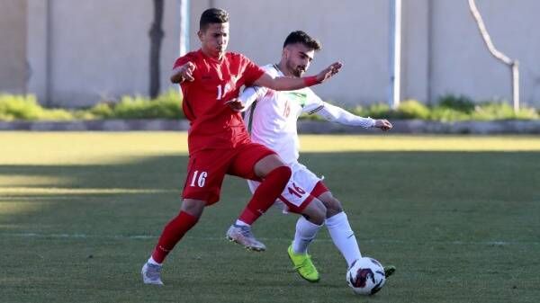 من إحدى مباريات منتخب الأردن للشباب