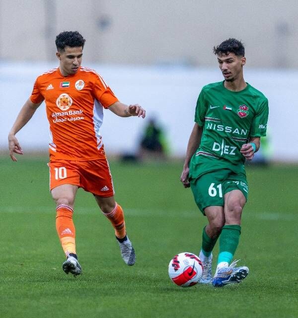 مباراة عجمان وشباب الأهلي.