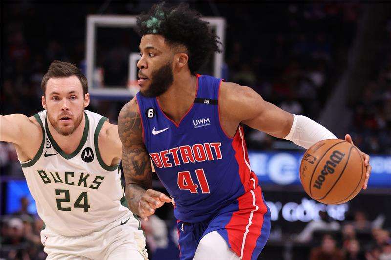 من مباراة بكس وديترويت بيستونز