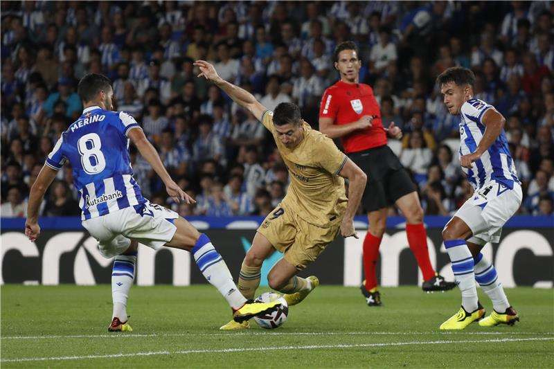 من مباراة سابقة بين برشلونة وريال سوسييداد