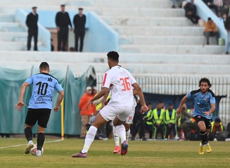 جانب من المباراة