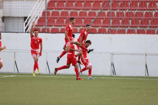 فرحة لاعبي البيرة