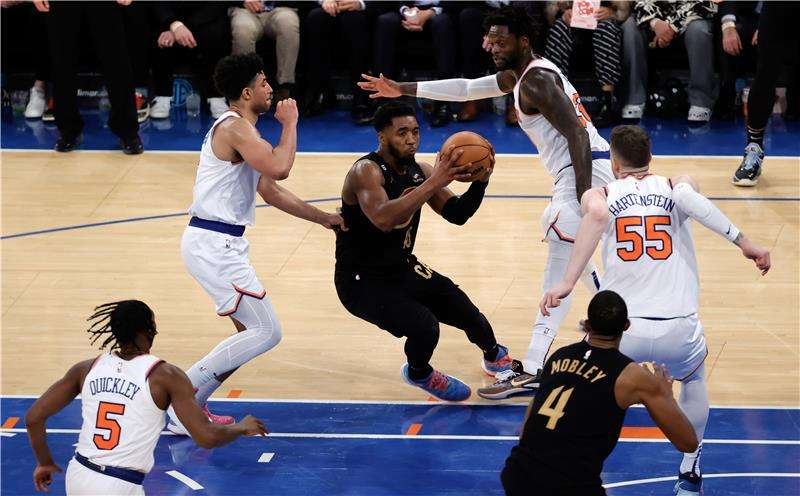 من مباراة نيويورك نيكس و كليفلاند كافالييرز