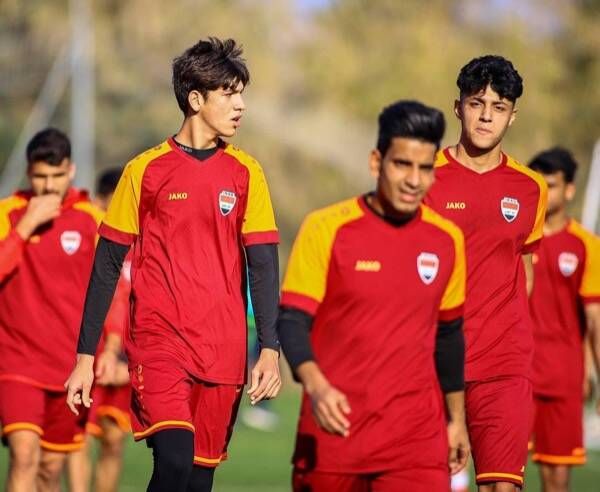 لاعبو منتخب شباب العراق