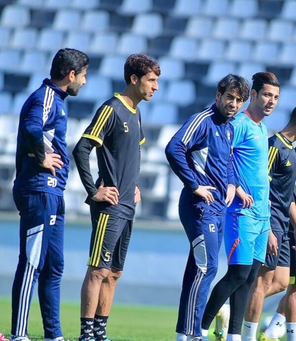 جانب من تدريبات الفريق