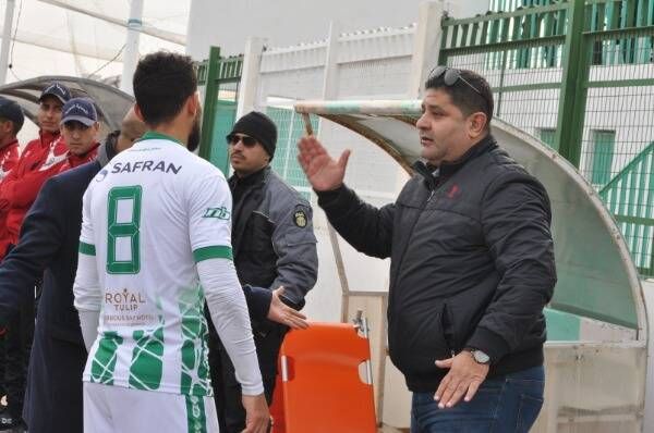 وليد جلاد خلال مباراة اليوم