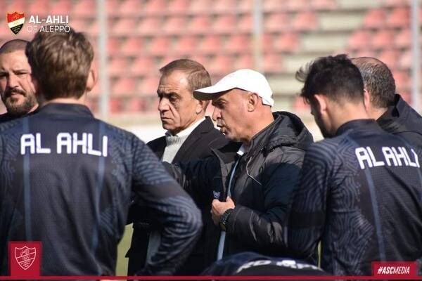 جانب من تدريبات أهلي حلب