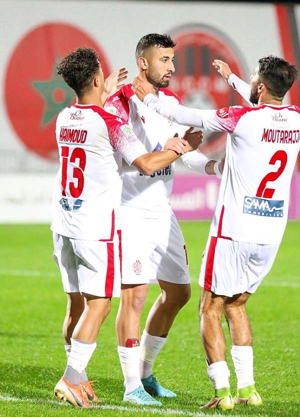 احتفالا لاعبي الوداد