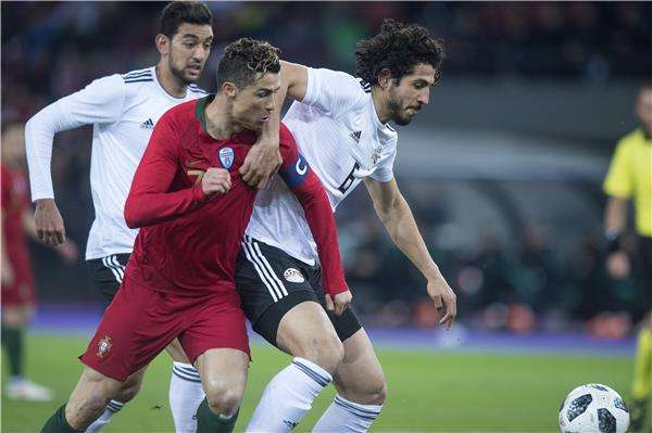 كريستيانو رونالدو وأحمد حجازي