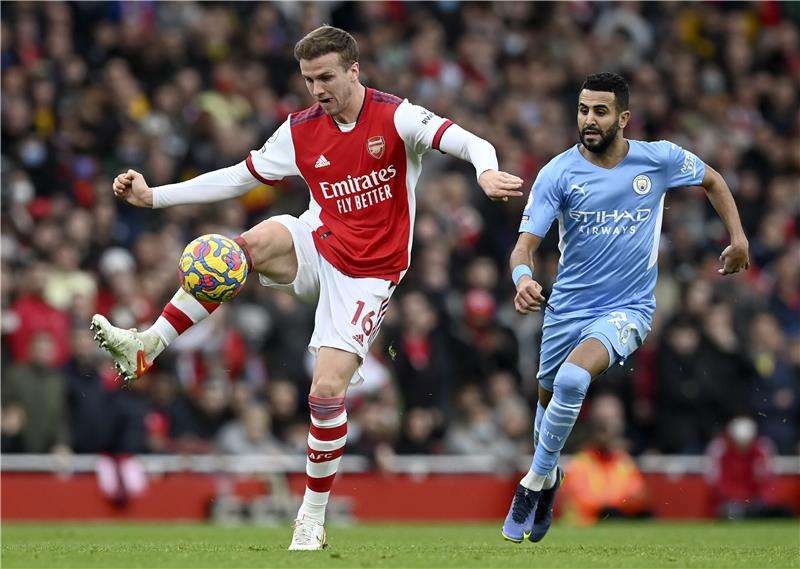 من مباراة سابقة بين مانشستر سيتي وأرسنال