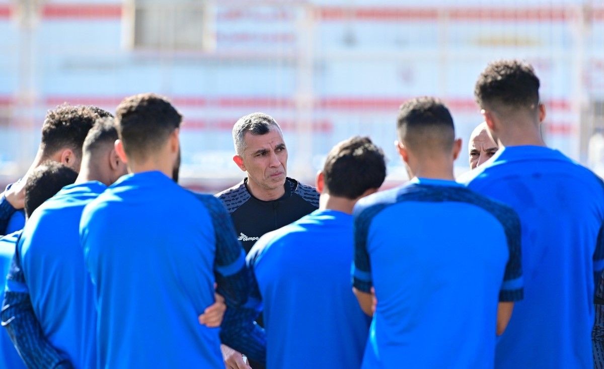 أسامة نبيه في مران الزمالك