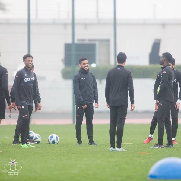 جانب من استعدادات الفريق