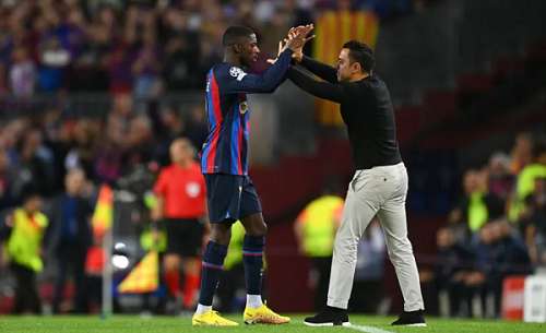 تشافي مع ديمبلي