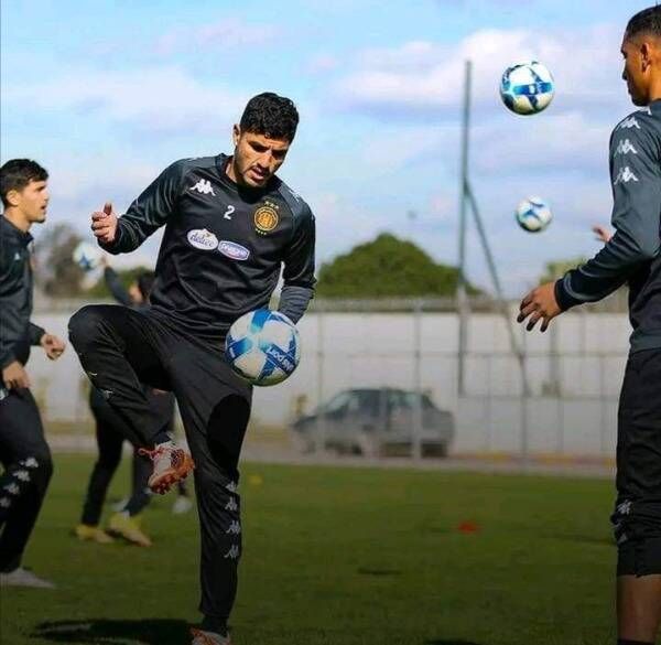 محمد بن علي في تدريبات اليوم