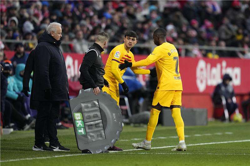 عثمان ديمبلي (يغادر الملعب)