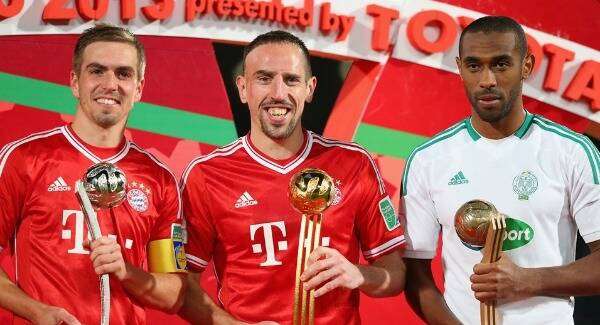 محسن ياجور مع ريبيري وفيليب لام