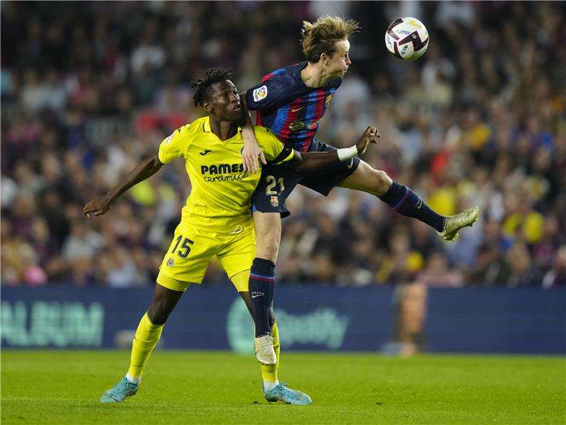 من مباراة سابقة بين برشلونة وفياريال