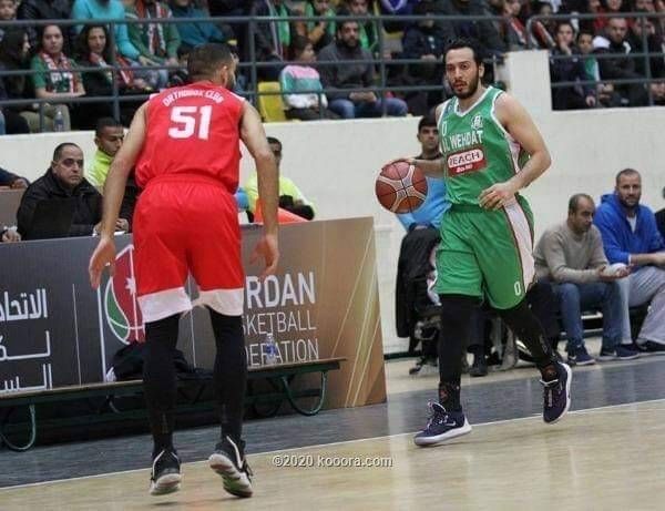 من لقاء سابق للوحدات في دوري السلة