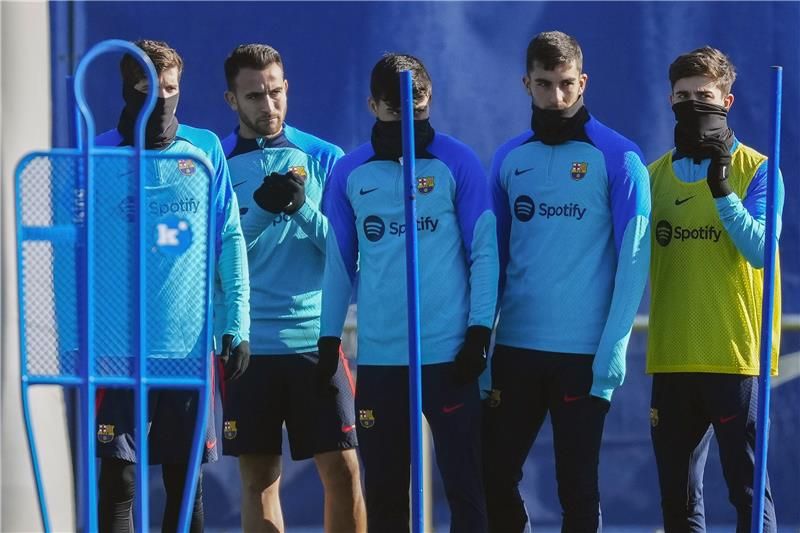 من تدريبات برشلونة