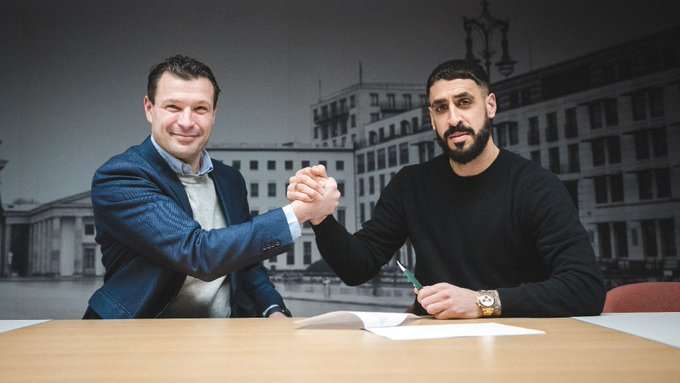 من تقديم اللاعب (نقلا عن حساب هيرتا برلين علي تويتر)