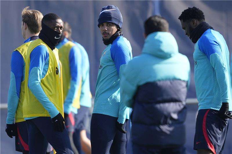 من تدريبات برشلونة - أرشيفية