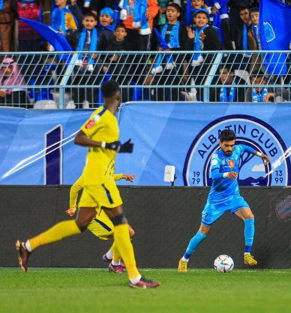 جانب من المباراة