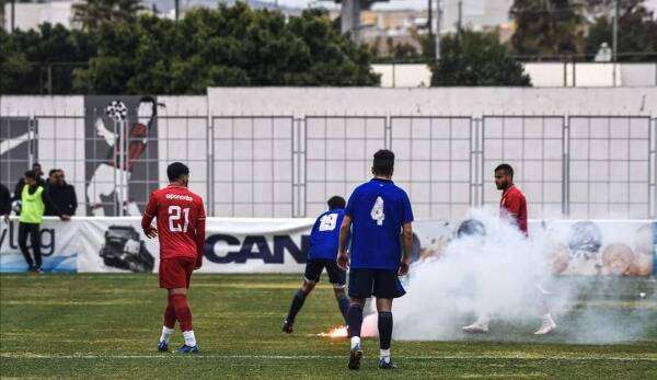 من أحداث الشغب في لقاء الملعب والنجم