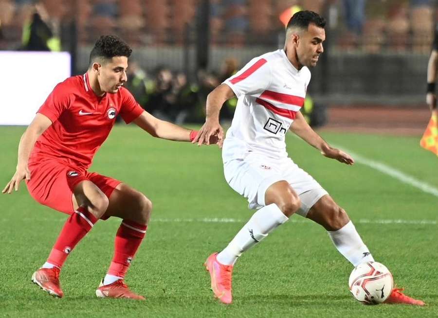 من مباراة الزمالك وفيوتشر الأخيرة