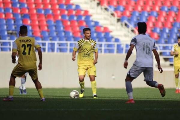 من مباراة زاخو ونفط الوسط