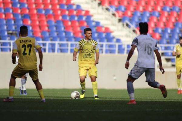 من مباراة زاخو ونفط الوسط