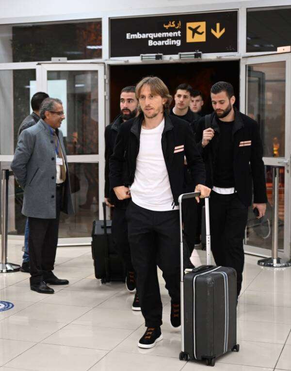 مودريتش في مطار الرباط سلا