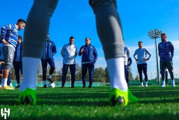 من تدريبات الفريق