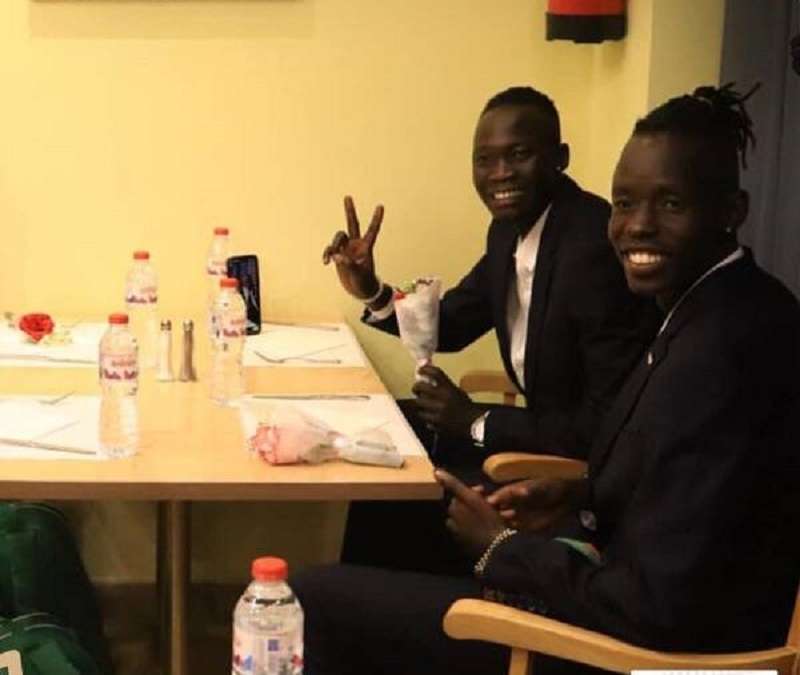 لاعبو منتخب جنوب السودان