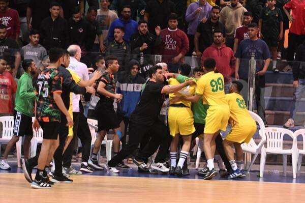 جانب من المباراة