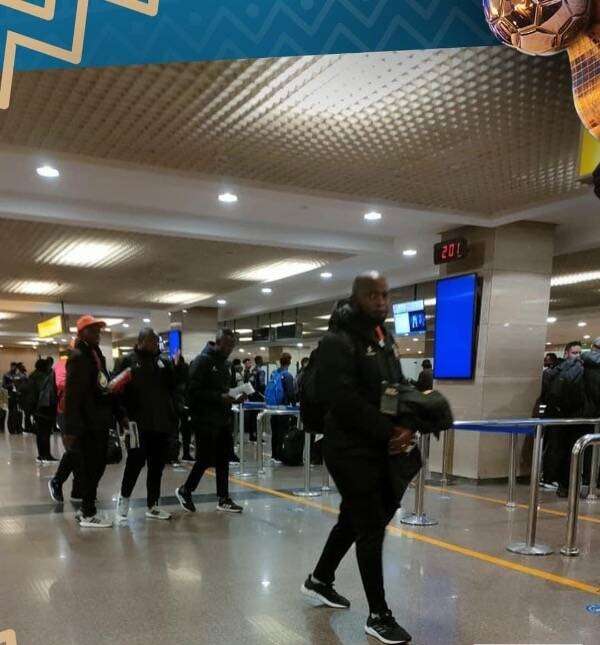 من وصول منتخب موزمبيق