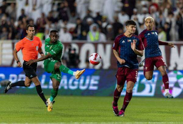 من لقاء الوحدة وشباب الأهلي