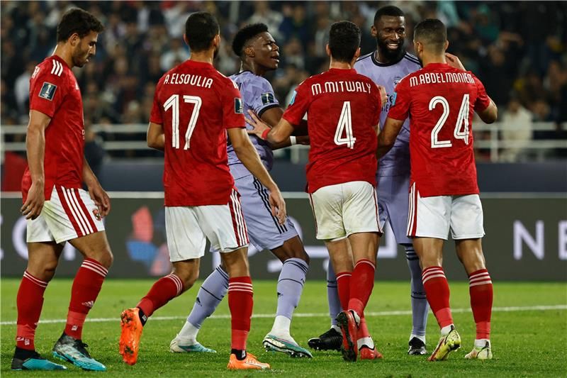 من مباراة الأهلي وريال مدريد
