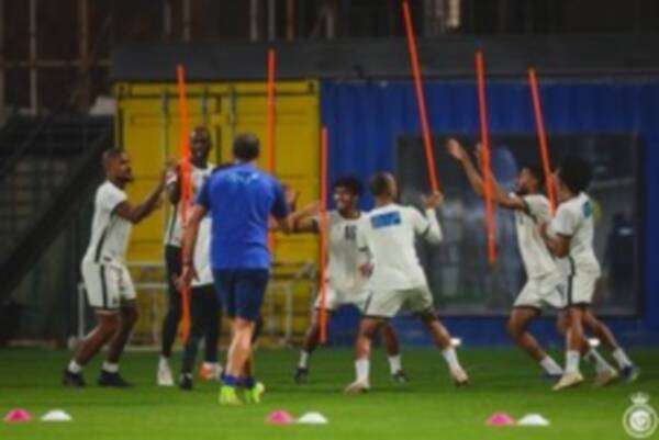 لاعبو النصر السعودي