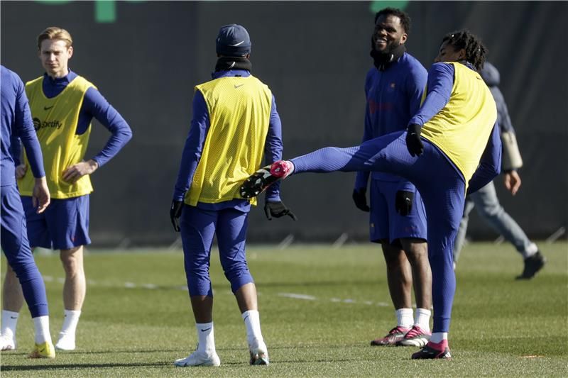 من تدريبات برشلونة